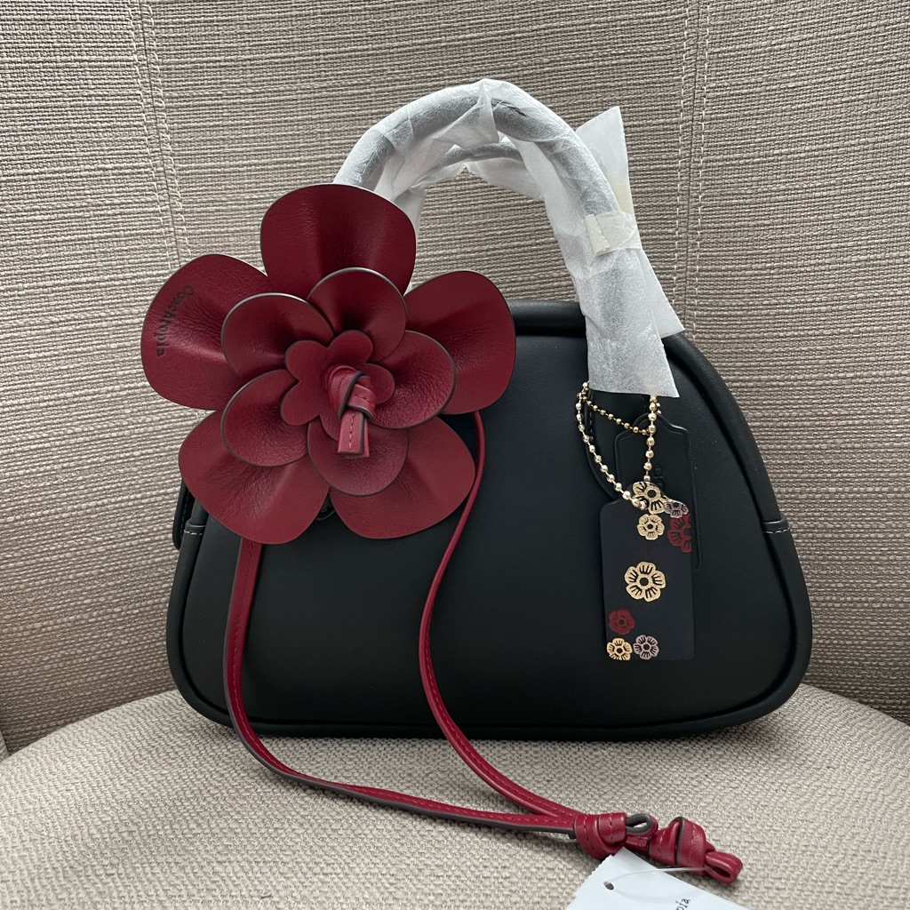 Coach Borough Bowling Bag In Colour Black And Coach Customized Hangtag Nwt
